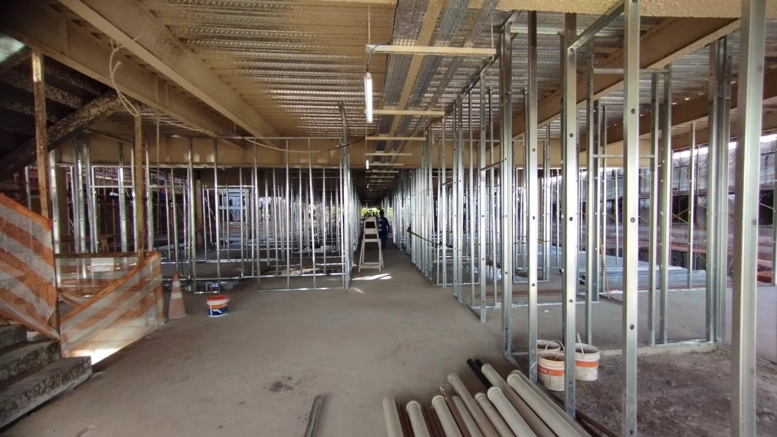 Estrutura em steel frame