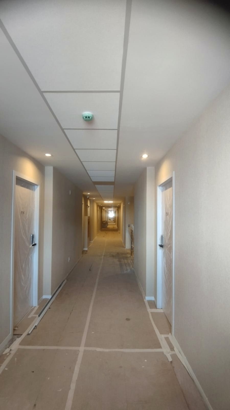 Acabamento de corredor